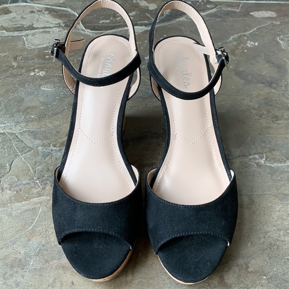 Charles by Charles David Lambert Cork Wedge Sandal - Picture 3 of 10